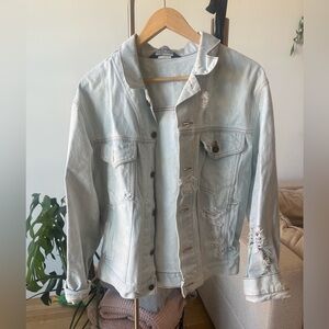 Light Wash Lands End Jean Jacket